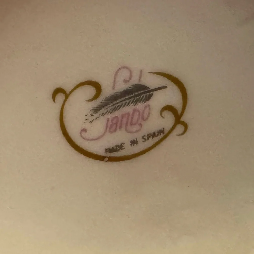 Retired Janbo Spain Porcelain Vase